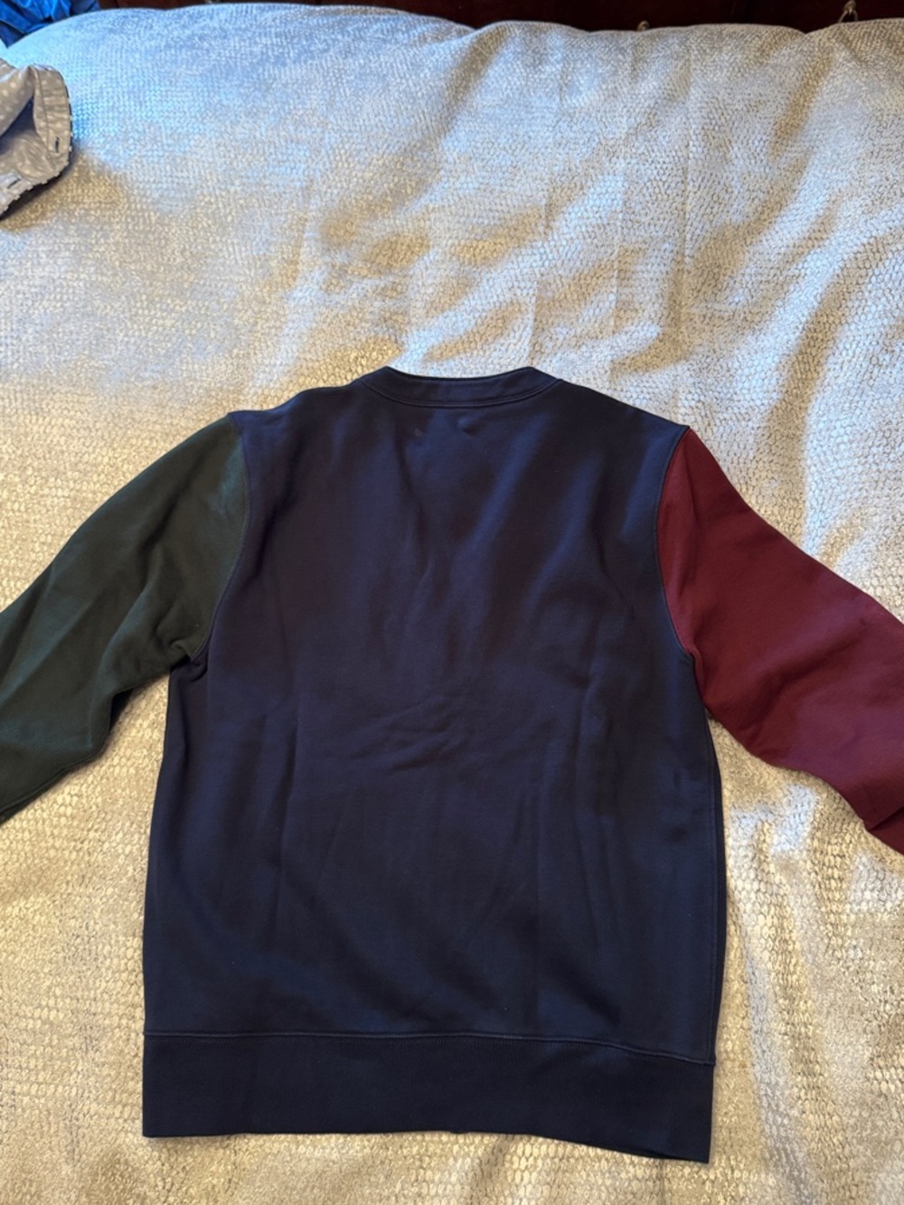 J. Crew Navy Deep V-Neck  Cardigan. Medium - Picture 4 of 6